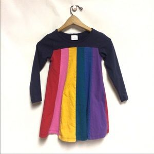 Hanna Andersson Rainbow Swing  Girls Dress 7 Kids